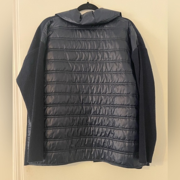 Chicos Wool blend Jacket navy Blue Buttons Up SZ 3 (XL) (SKU G113) - Picture 8 of 14